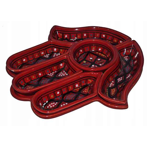 Meze Set pro Mezze Meze Fatima Maroko Tunisko Hamsa