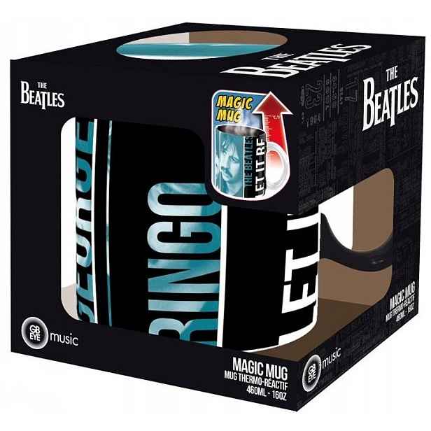 The Beatles Termohrnek 460 ml Měnící Se Potisk Let It Be Box