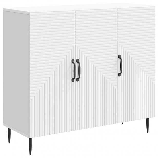 vidaXL Servírovací skříň Bílá 89 x 34,5 x 80 cm Kompozitní dřevo