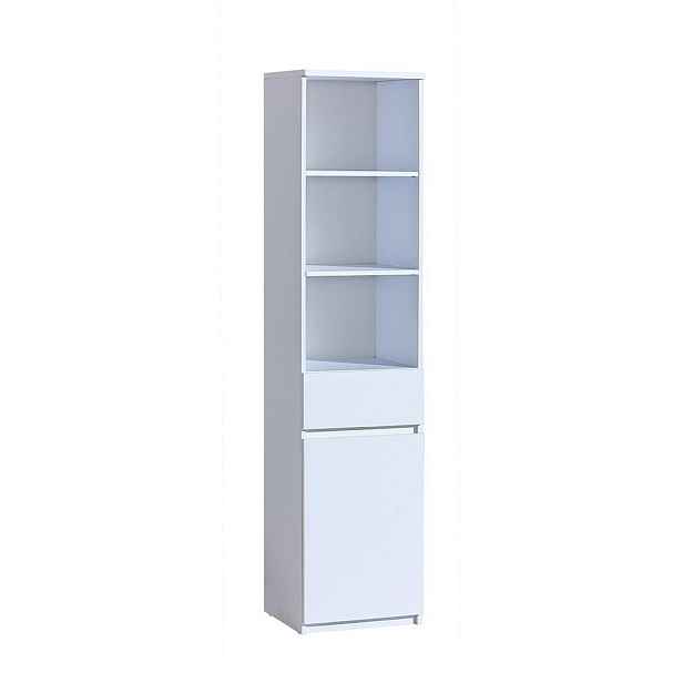 MASSENO KNIHOVNA KRYOS, 45/195,2/40 cm, bílá