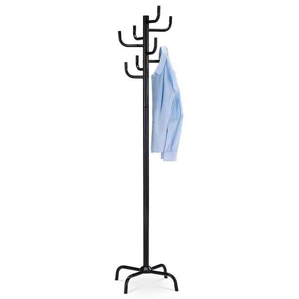 Věšák RONNIE, v. 182 cm, vysoký lesk černý