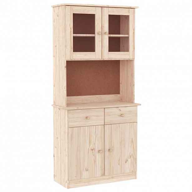 vidaXL Kredenc ALTA 77 x 35 x 165 cm masivní borové dřevo