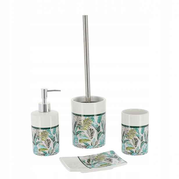 Koupelnová sada Jardin listy – elegantní dekorace do koupelny