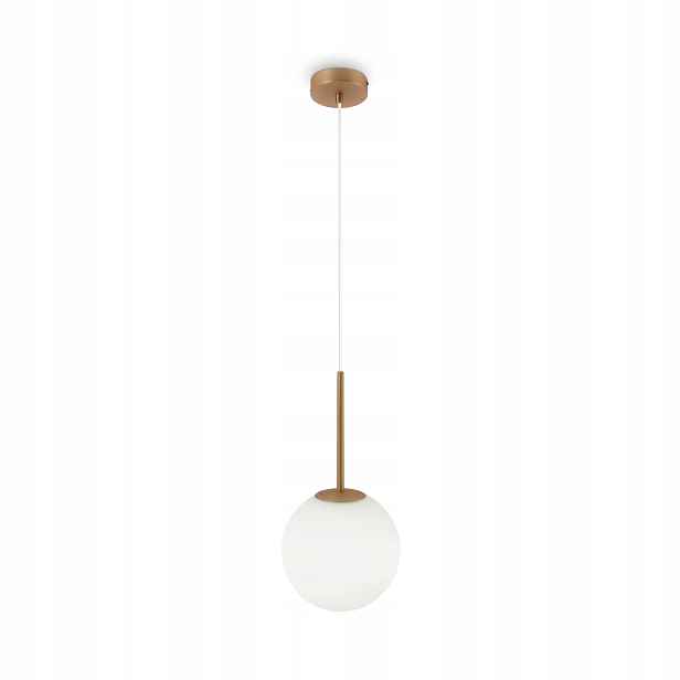 Maytoni Závěsná lampa Basic Form koule 1xE14 zlatá mosazná stmívatelná