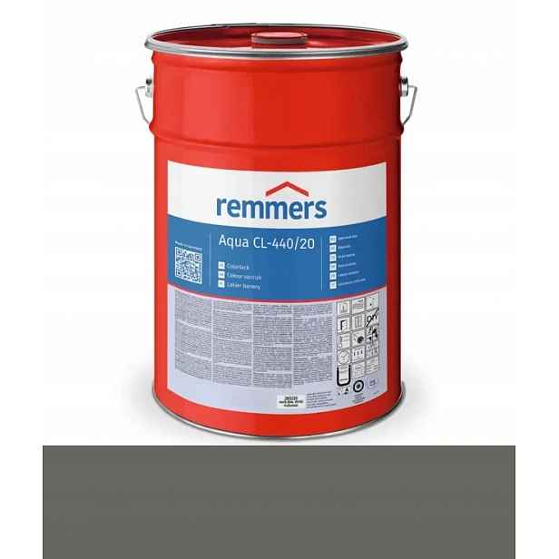 Remmers CL-440/20 Mat barva na nábytek krycí lak Mdf 1L Tmavě šedá