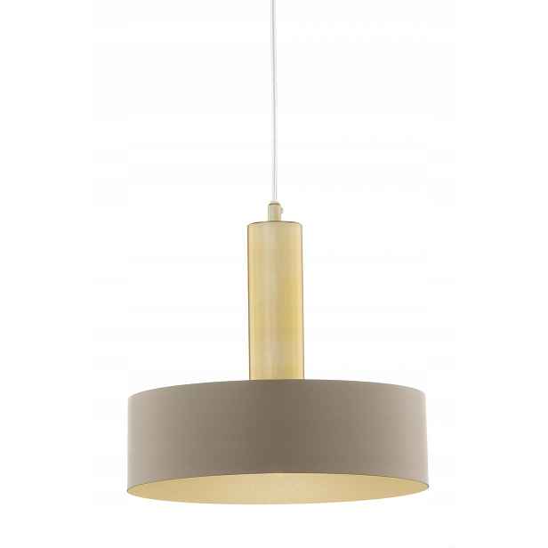 Závěsná lampa béžovo-zlatá E27 15W Vitrum Gold Sigma Lighting