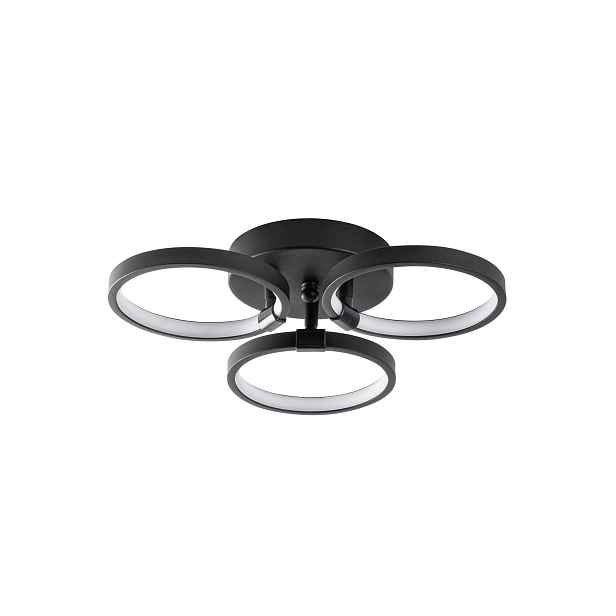 Opviq Stropní LED svítidlo Halka černé