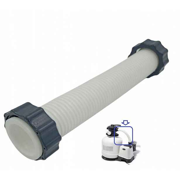 Připojovací hadice 38 mm pro připojení ventilu k motoru, pískový filtr 26652