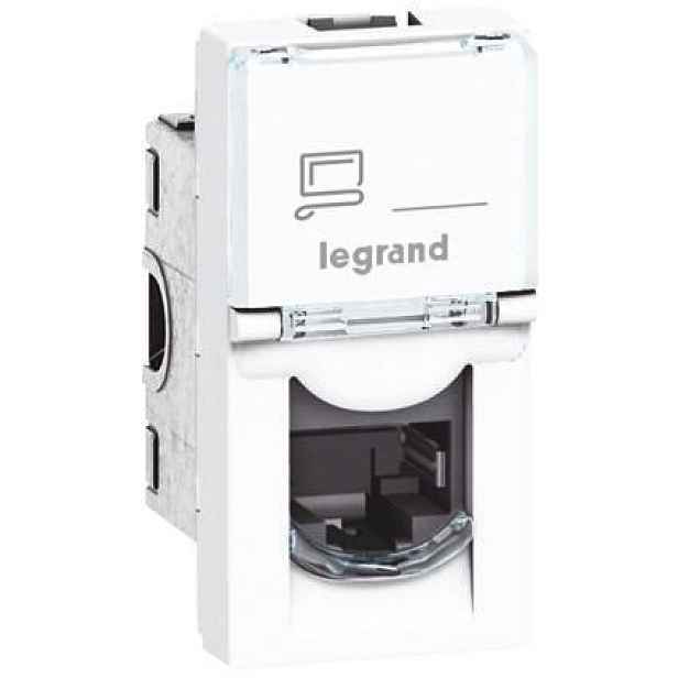 Zásuvka datová Legrand Mosaic CAT6 1× RJ45 1 modul bílá