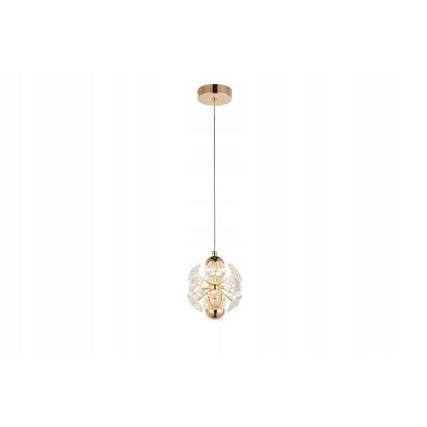 Závěsná lampa zlatý lustr glamour Meduza Led Reality 344101-26