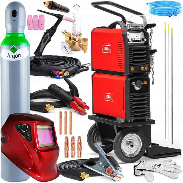 Poloautomatický Svařovací Stroj Ideal Expert Tig 220 Ac/dc Puls LCD 230V 220A Hf 4M