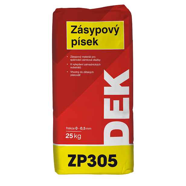 Písek zásypový DEK ZP305 25 kg