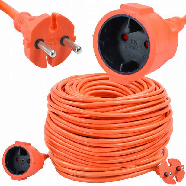 Prodlužovací Kabel Pro Sekačku Na Řetěz Pily 50 M 2X1 MM