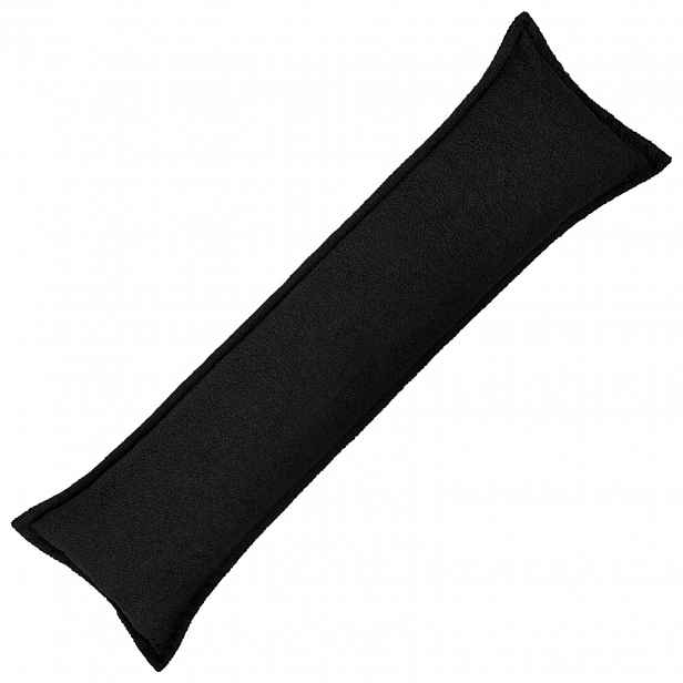 vidaXL Povlak na polštář HOUTEN Černá 40 x 145 cm Bouclé