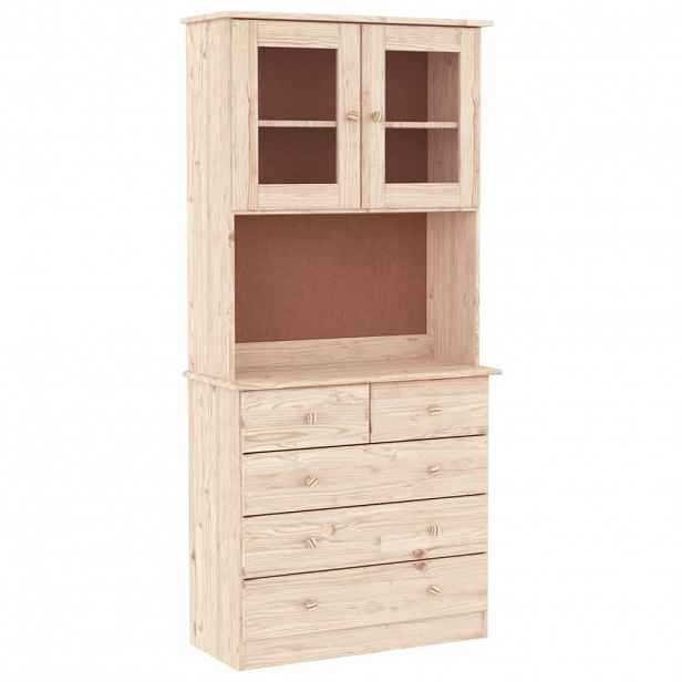 vidaXL Kredenc ALTA 77 x 35 x 165 cm masivní borové dřevo