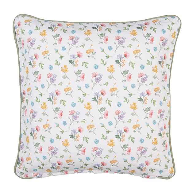 Bavlněný povlak na polštář s květinovým motivem Colourful Flowers - 40*40cm Clayre & Eef