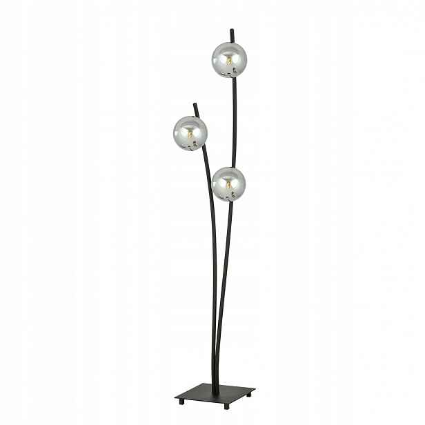 Podlahová lampa Hunter 3-bodová černo-grafitová, E14 Led
