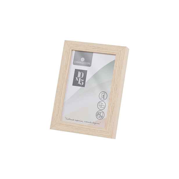 Stojací/na zeď rámeček v přírodní barvě 12,5x17,5 cm Sencillo – Casa Selección