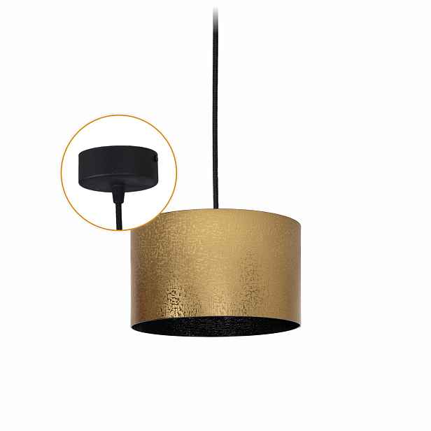 stropní svítidlo Led Závěsná Lustr 60 W Zlatá do obývacího pokoje Stínidlo E27