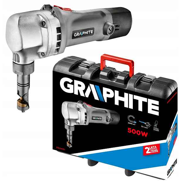 Elektrické nůžky na plech Graphite 59G401 500W 2,5 mm