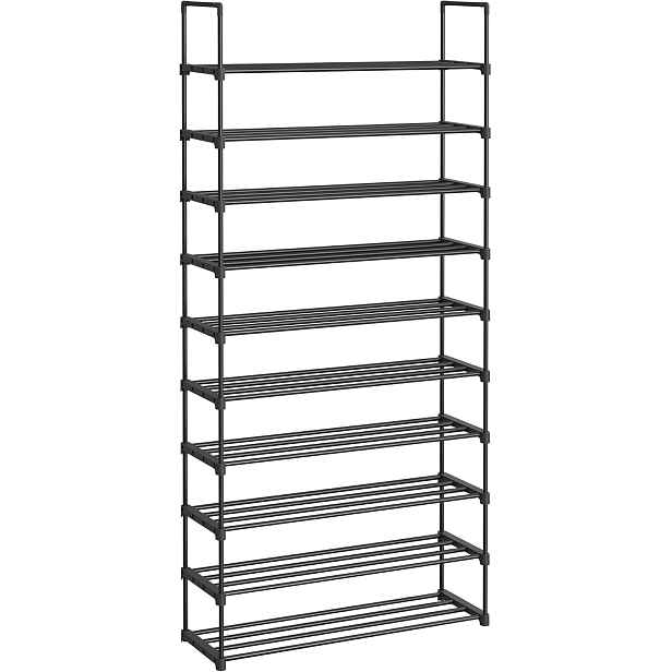 SONGMICS Botník Clarna 206 cm černý