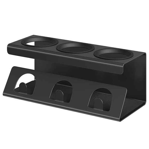 SONGMICS Odkapávač na lahve Erta 30 cm černý