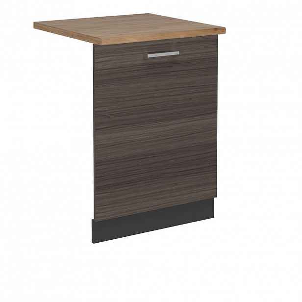 Vicco ČELNÍ PANEL MYČKY R-Line Ušlechtilá šedá 60 cm , PD Dub