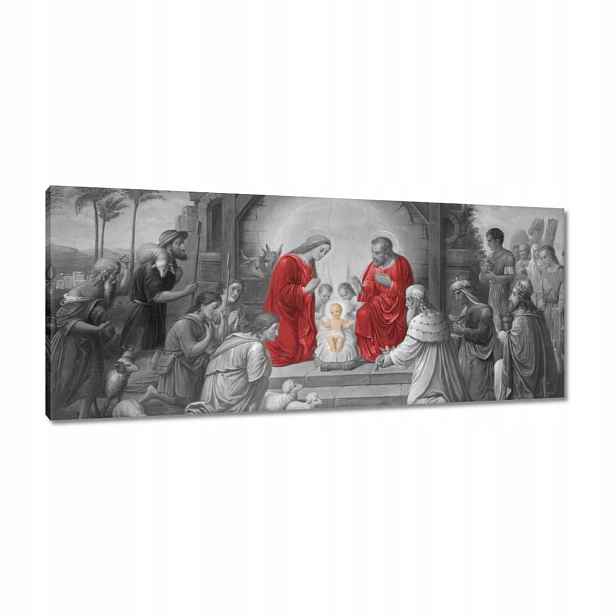 Obrazy 100x40 Svatá rodina červená