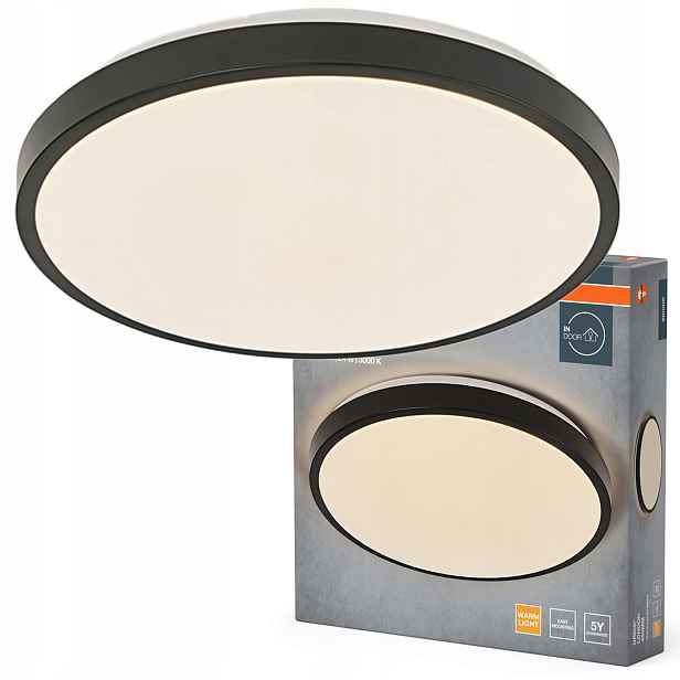 Stropní Svítidlo Led nástěnné svítidlo 24W 1450lm 3000K teplá černá Orbis Osram