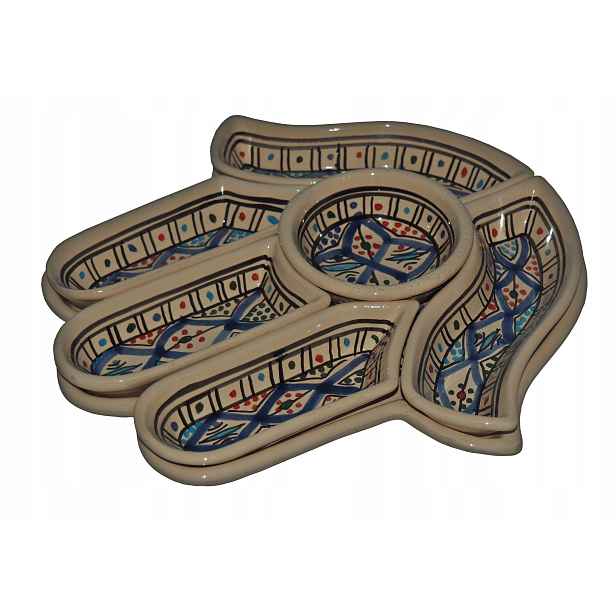 Meze Set pro Mezze Meze Fatima Maroko Tunisko Hamsa