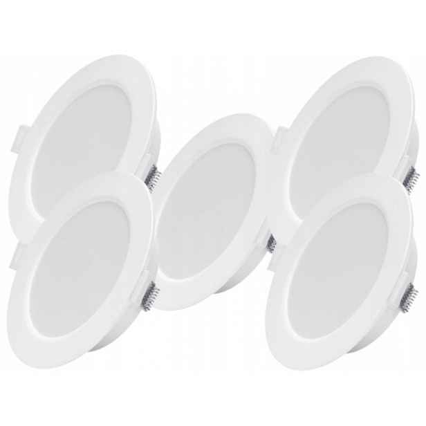 5x Led zapuštěné stropní svítidlo 6W Slim Studený plochý podomítkový panel