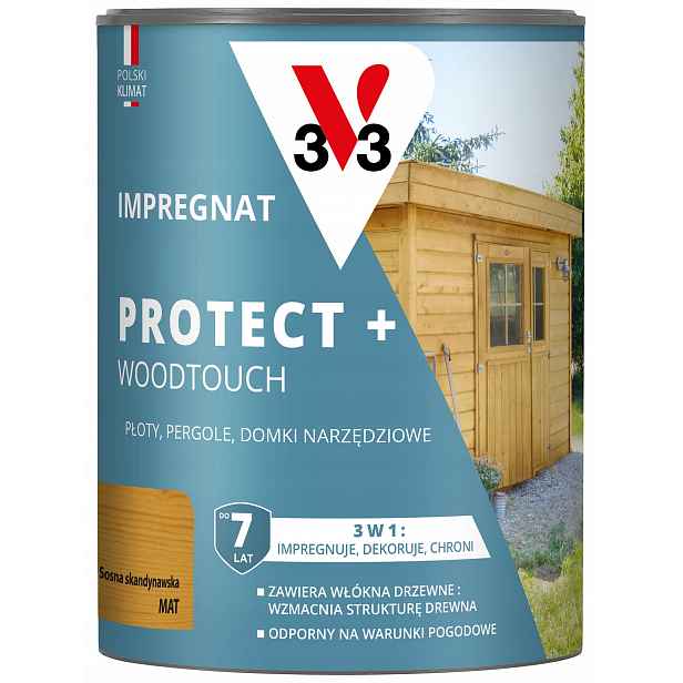 V33 Impregnace Protect 7 Let 9L Šedá