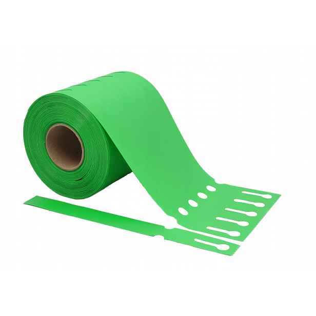 Smyčkové zahradnické/sadové etikety Zelené 200x20mm (20x200) 1000ks