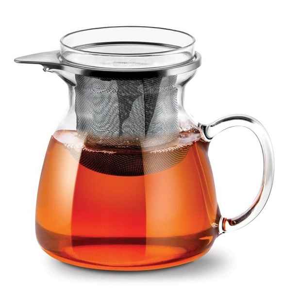 konvice 0,60l THERMO AROMA, SÍTKO NR, VÍČKO, varné sklo