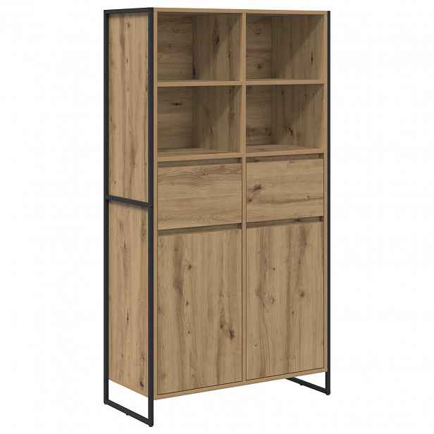 vidaXL Servírovací skříň Umělecký dub 81 x 36 x 150.5 cm