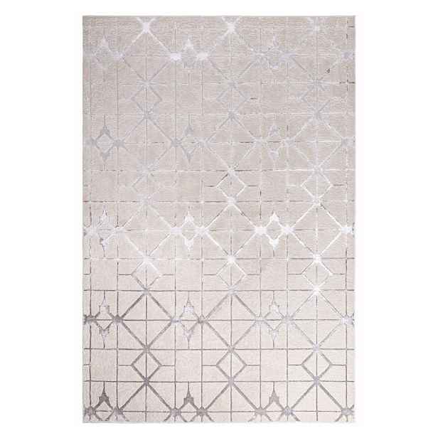 Koberec ve stříbrno-růžové barvě 150x80 cm Aurora - Asiatic Carpets