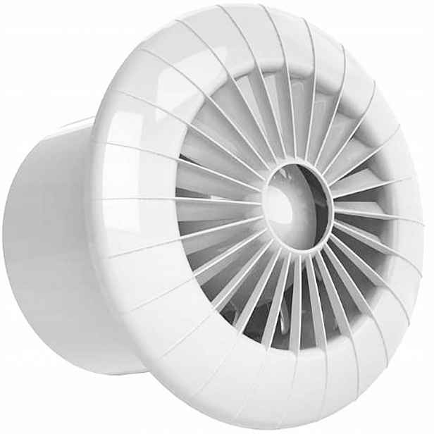 Nástěnný Stropní Ventilátor Senzor Vlhkosti Časovač Fi 150 Kuličková Ložiska