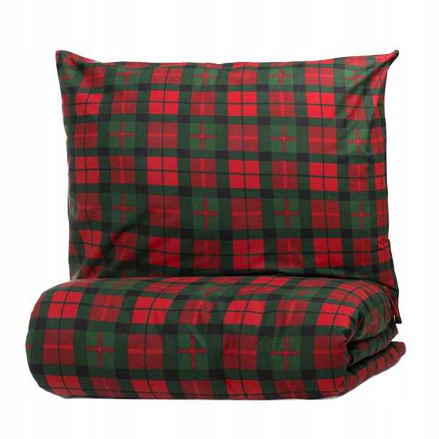 Povlečení Ec Tartan bavlněné kostkované 160x200 2*70x80 cm Homla