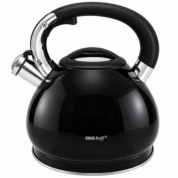 Těžký, robustní Konvice s silným dnem Píšťalka 3,4L KingHoff