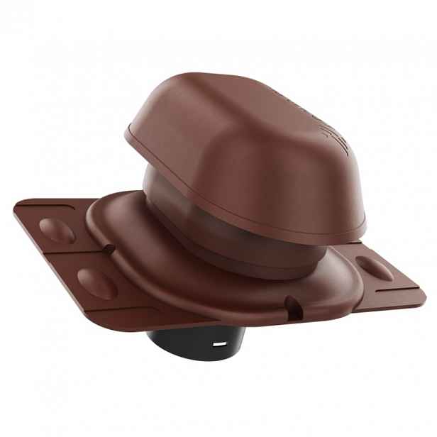 Větrací komín Ø125 Universal Brown 8017