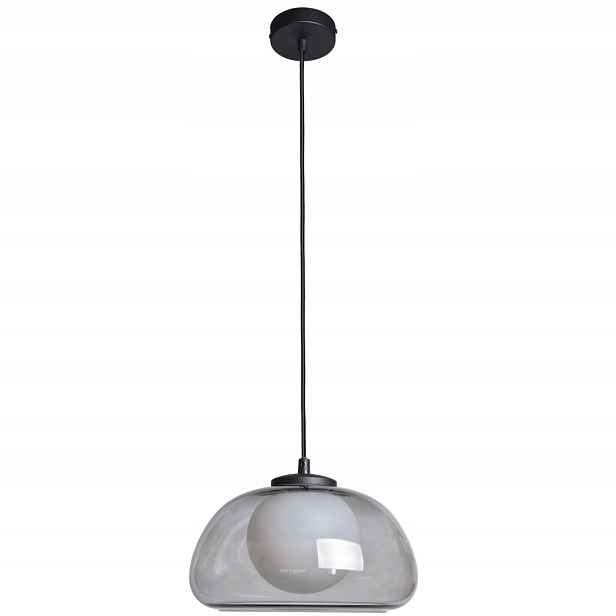 Závěsná stropní lampa, kouřové sklo, lustr nad stůl do obývacího pokoje Ainale