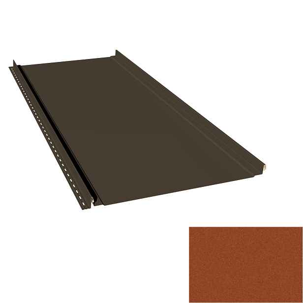 Krytina plechová LINEDEK 485 Flat SP 35 TEX 2M38A cihlová