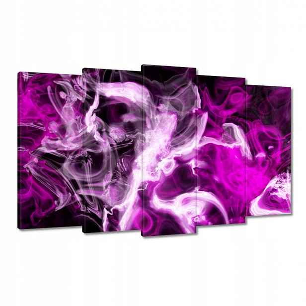 Obrazy 100x60 Fialové plameny