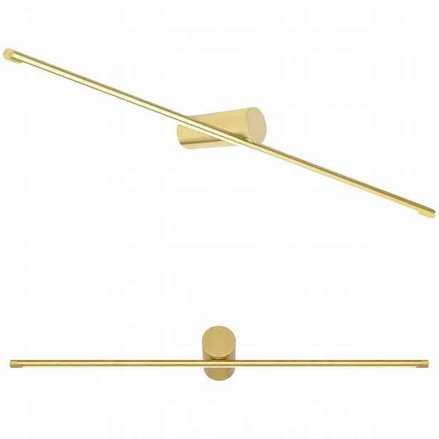 Toolight Lineární nástěnné svítidlo 80 cm Zlatá Led Barva Neutrální 13W Nástěnná lampa