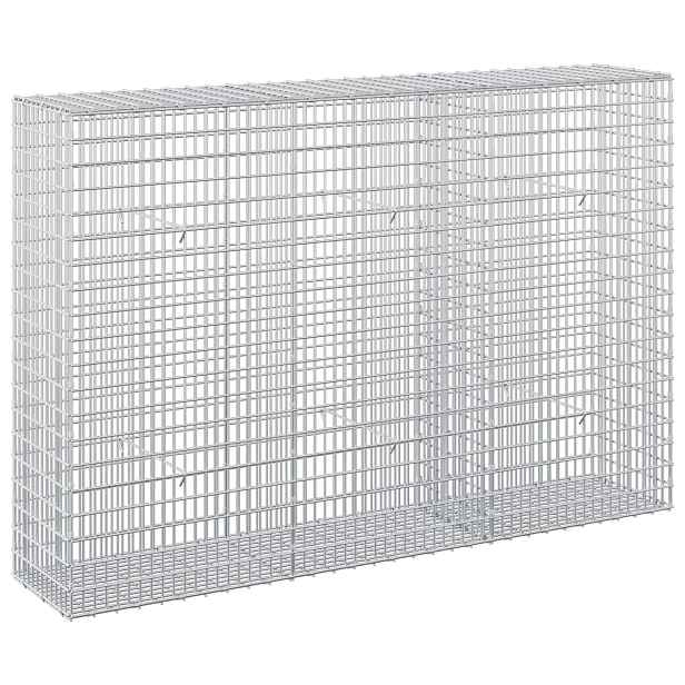 vidaXL Gabion s drátem 3,5 mm a síťkou 5x2,5 cm 150x30x100 cm