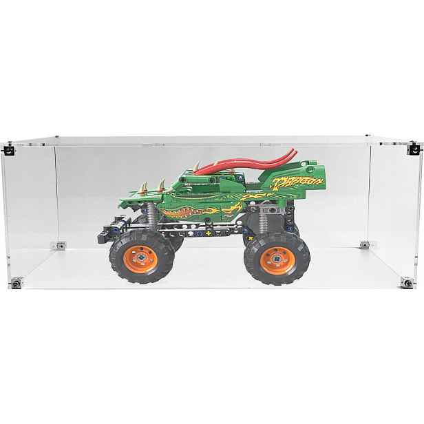 Vitrína Drewlandia pro stavebnici Lego 42149 Technic Monster Jam Dragon