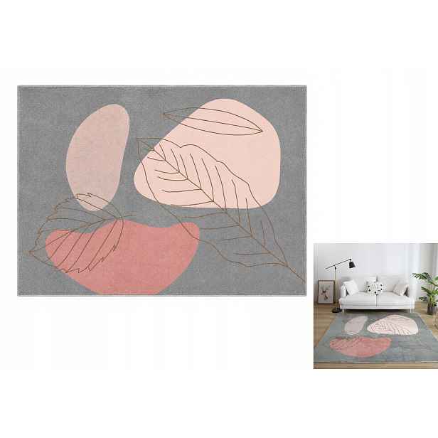 Koberec, koberec, rohožka do pokoje 120x160cm „Soft Blooms“