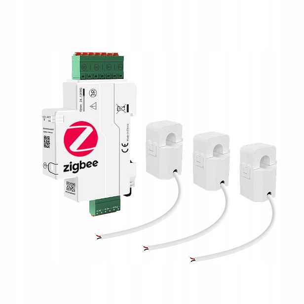 Měřič energie 3-fázový obousměrný transformátor 120A Tuya Home Assistant