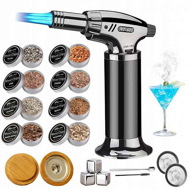 Sada Na Uzení Whisky Smoker Gadget Dárek Pro Přítele Muže 8V1