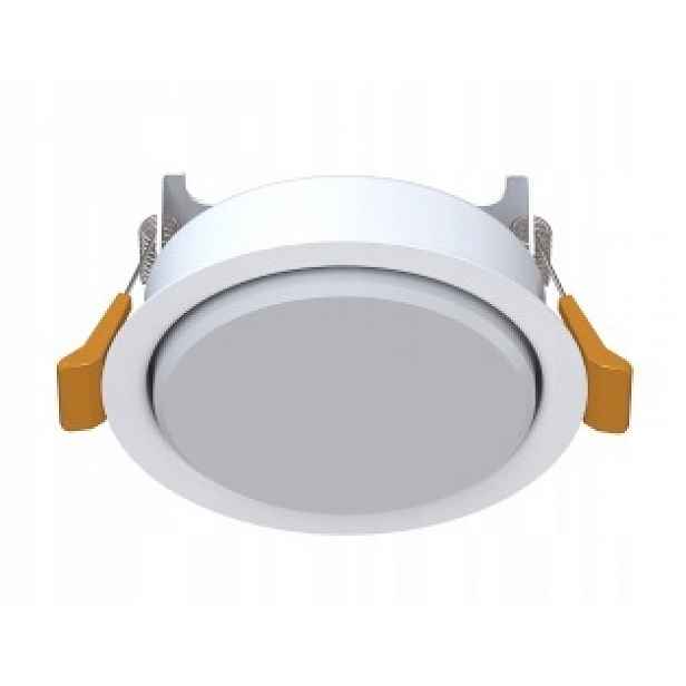 Stropní svítidlo podomítková, zapuštěná, bílá, kulatá nad ostrov Uno S